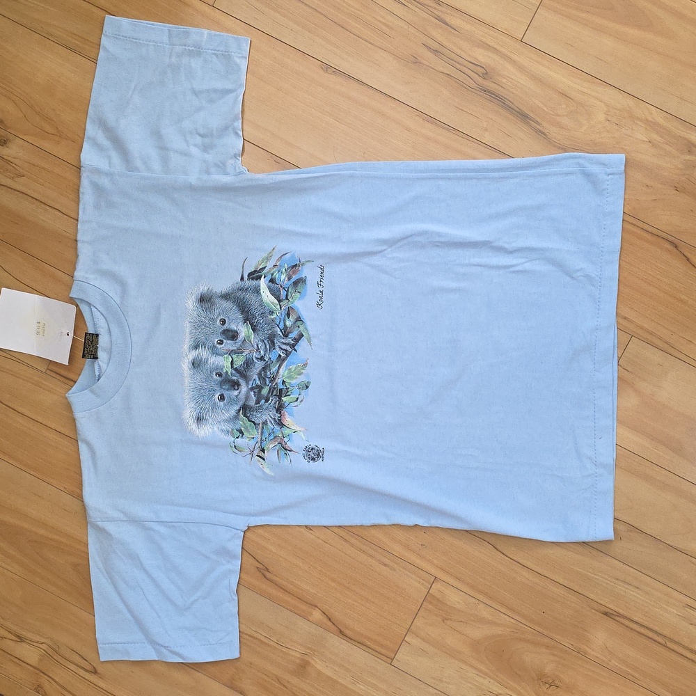 Planet Earth Vintage Y2K Koala Friends Light Blue Size 14 / Large New w/tags